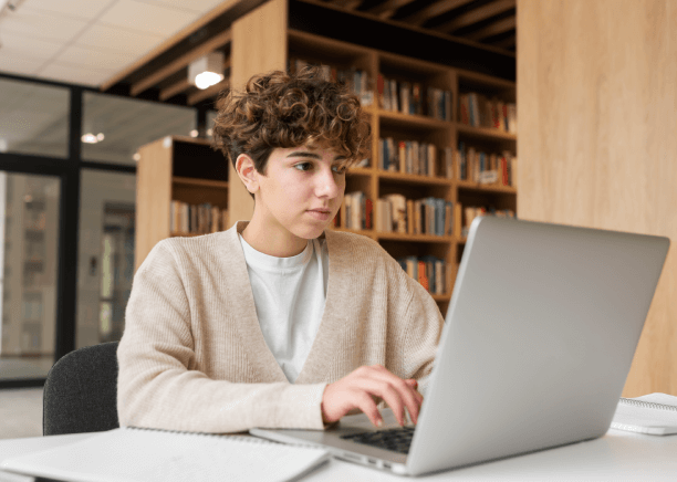 Student relying on trusted academic Columbus translation services for accurate university transcript translation.