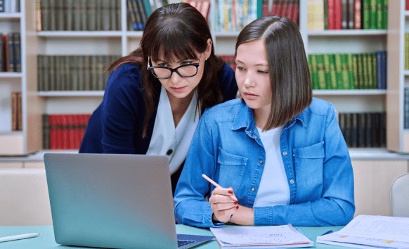Students from Battle Ground using academic translation services for higher education applications.