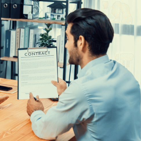 Client receiving flawless real estate translation services in language to ensure clarity & legal compliance across borders. Client receiving flawless real estate translation services in language to ensure clarity & legal compliance across borders.