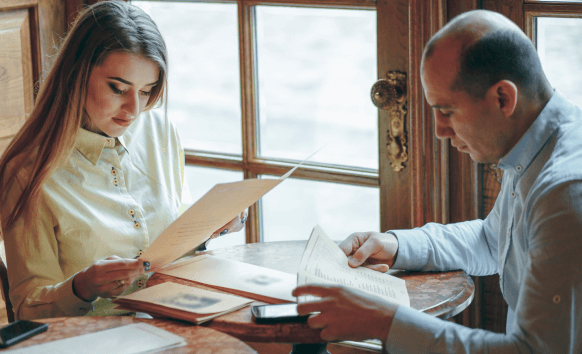 Customers using affordable and accessible divorce certificate translation services tailored to their needs.