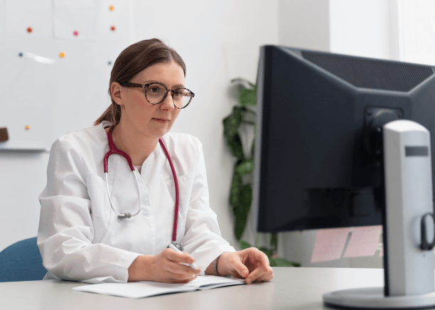 Healthcare officer using Apostille translation for medical documents, ensuring they are accurately certified. Healthcare officer using Apostille translation for medical documents, ensuring they are accurately certified.
