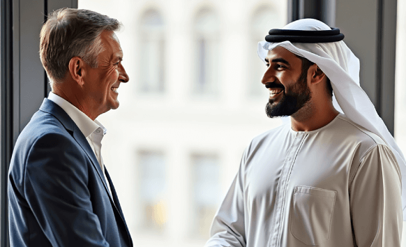 Client benefits from accurate Arabic translation services for business and personal communication needs.