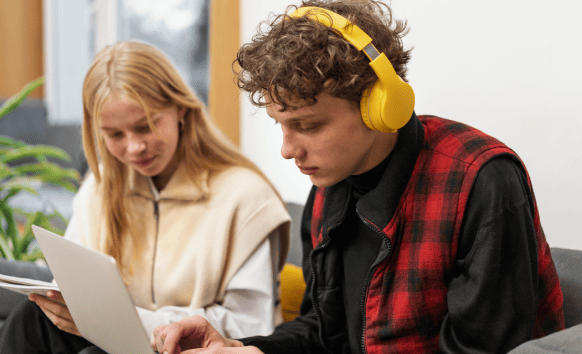 Blind viewers accessing content with the help of reliable and professional audio description services. Blind viewers accessing content with the help of reliable and professional audio description services.