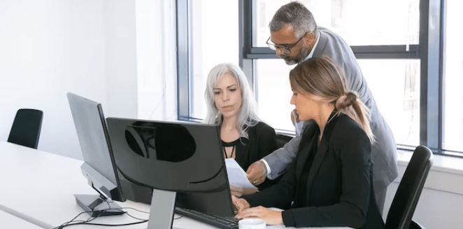 Accredited native translators reviewing translated content to ensure accuracy and completeness before certification. Accredited native translators reviewing translated content to ensure accuracy and completeness before certification.