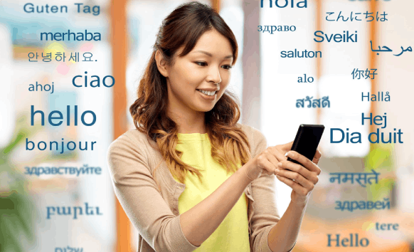 A community manager replies in multiple languages using Social Media Translation Services for business growth online.