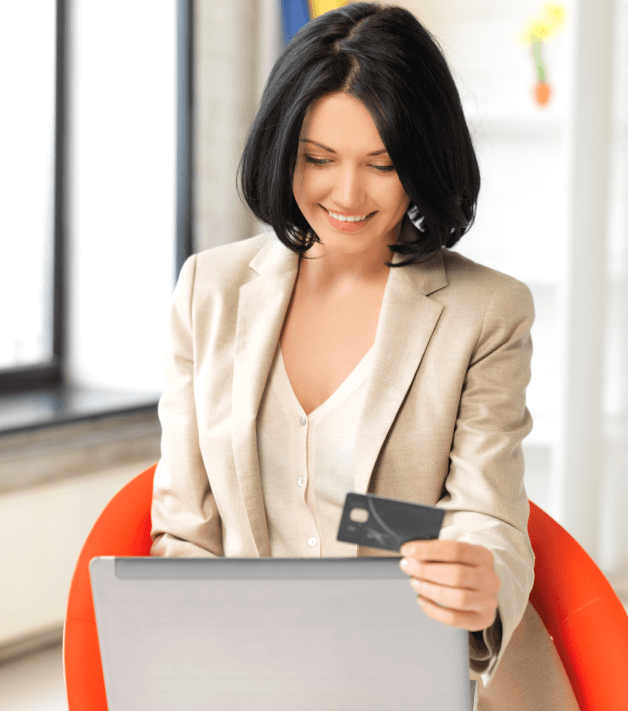 Client enjoying full-service business card translation, including templates, multilingual options, and quick turnaround.