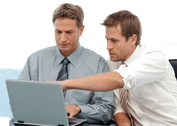 Customers using Philadelphia's proofreading services to perfect corporate reports and presentations.