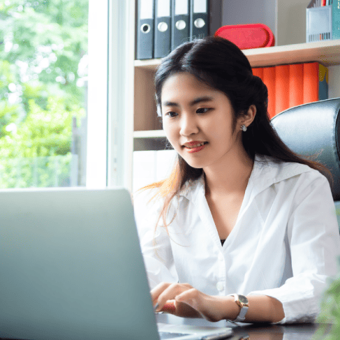 Customer using multilingual translation services in Albuquerque to improve global communication and international operations.