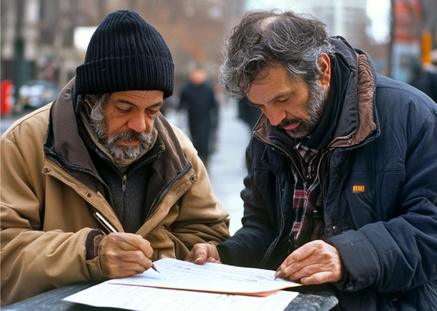 A call script is annotated while Hebrew Translation Services tailor dialect phrases for a client’s audience.