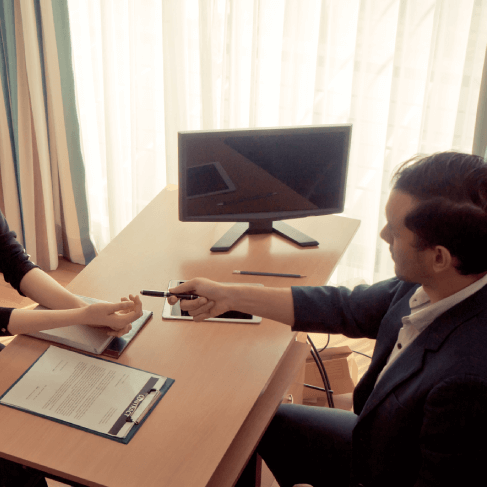 Translators ensuring accuracy in the divorce certificate translation for court acceptance.