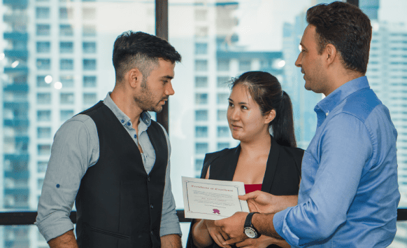 Professional translator providing certified baptismal certificate  ensuring accuracy and compliance for clients worldwide.