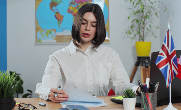 Translator working on Jacksonville translation, ensuring accuracy for certified documents benefiting immigration purposes.