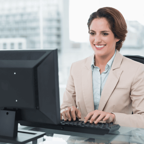 Professional translator working on certified translation services for a client in Washington DC, ensuring 100% accuracy.