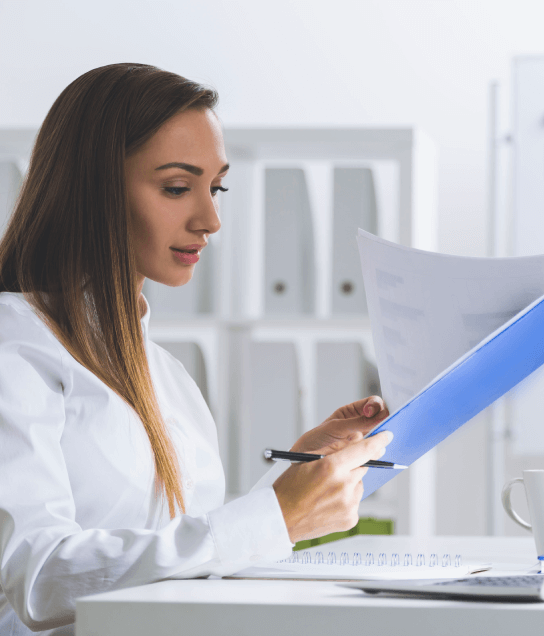 Professional delivering precise medical translation services in Columbus, ensuring clarity in healthcare documents.