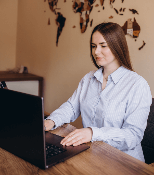 Customer using multimedia services in Dallas, including captioning and subtitling, with ongoing support after delivery.