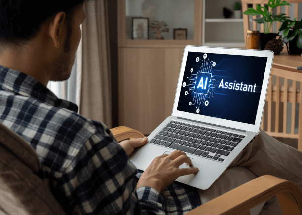 Client using AI-powered translation services in Dallas for precise and efficient file translation across multiple formats.