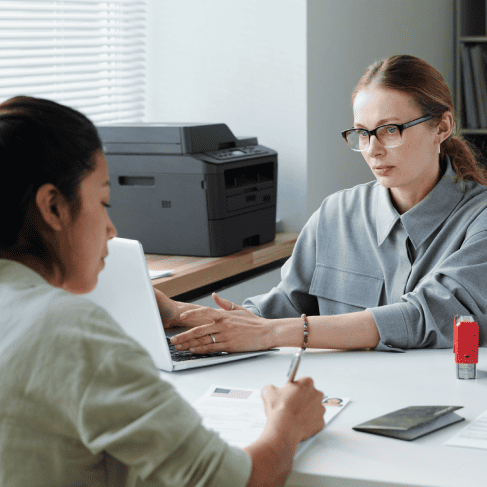 Customer receives accepted USCIS translations from detroit-translation-services, supporting Detroit refugee applications.