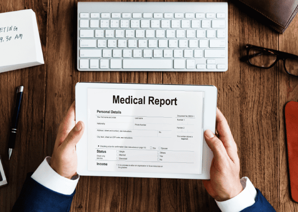 A healthcare expert reviews medical records to ensuring clear and accurate translations for global documentation needs. A healthcare expert reviews medical records to ensuring clear and accurate translations for global documentation needs.