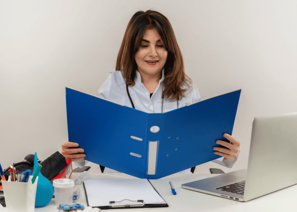 Doctor using El Paso medical translation services for precise healthcare documentation and medical record translations. Doctor using El Paso medical translation services for precise healthcare documentation and medical record translations.