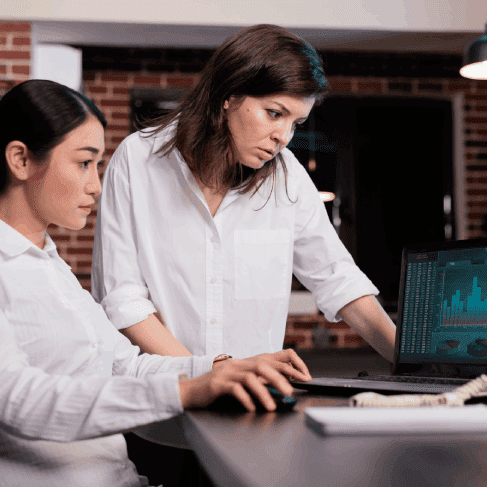 Financial team analyzing documents for precise financial document translation services in Charlotte for accuracy.