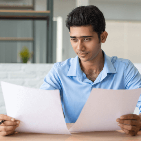 Client trusting Columbus translation services for secure and accurate financial document translations like tax returns.