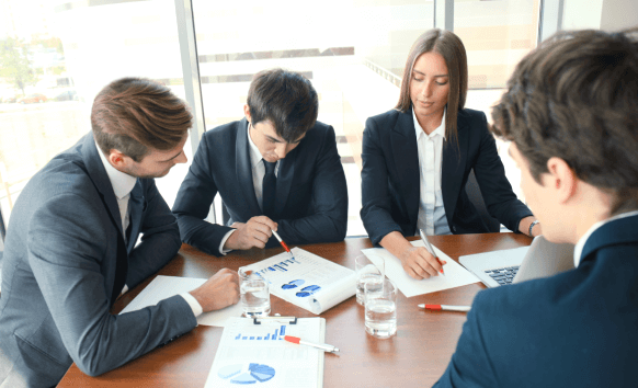 Financial institution in Indianapolis using expert translation service for banking documents, ensuring regulatory compliance.