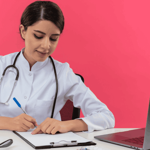 A translator provides life sciences hindi translation services for medical protocols and surveys.