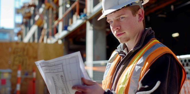 Engineers review an industry safety manual draft as Charlotte Translation Services checks key terms for clarity.