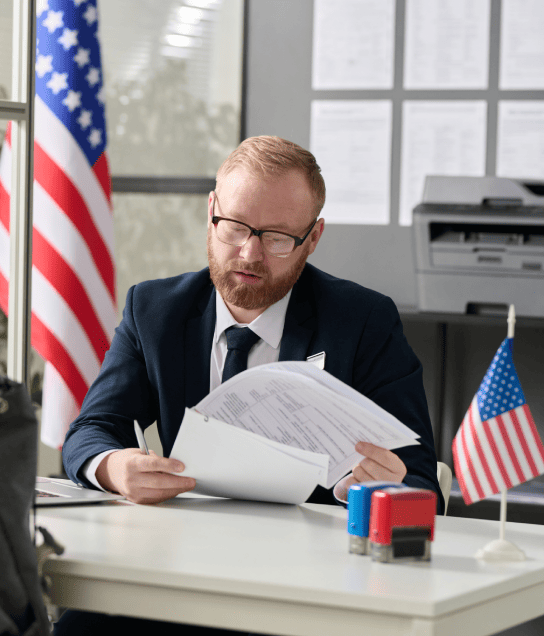 Customer using USCIS-compliant translation services for immigration documentation in Kansas City. Customer using USCIS-compliant translation services for immigration documentation in Kansas City.