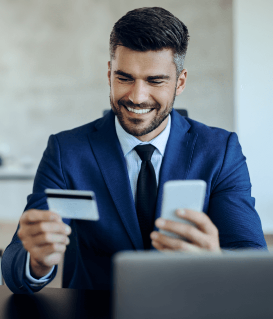 Business professional leveraging language translation services for accurate multilingual business card designs.