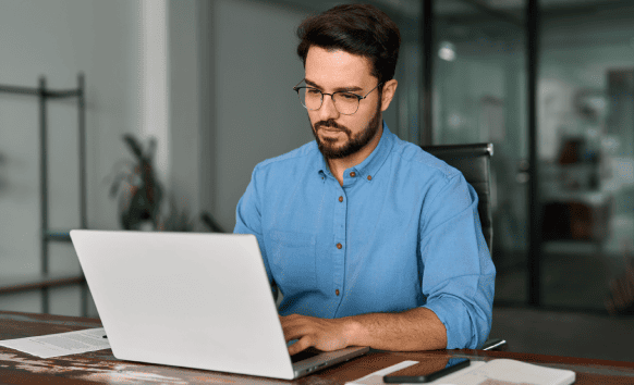 Customer using multilingual Translation Services in Las Vegas, covering over 100 languages for clients.