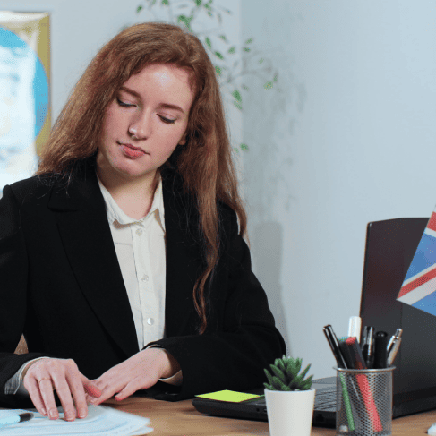 A translator capturing French linguistic nuances to ensure accurate and culturally appropriate translations.