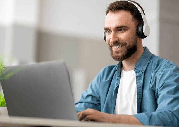 User benefits from audio description services, to enhance media accessibility for inclusive audience engagement. User benefits from audio description services, to enhance media accessibility for inclusive audience engagement.