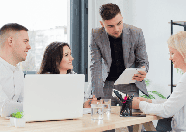 Customers benefiting from Los Angeles translation services in languages like Spanish, Chinese, and Arabic, enhancing clarity.