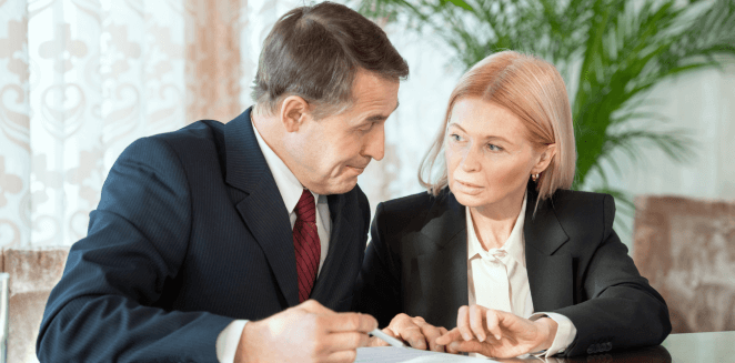 Professional translators providing notarized divorce document translations for court use.