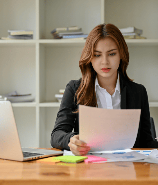 Translator providing Financial Translation Services for outsourced audit and estate documents with precision.