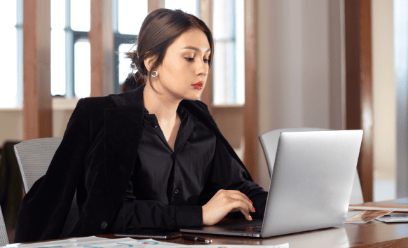 A translator ensuring precision in accounting translation services so global clients benefit from accurate financial reports.