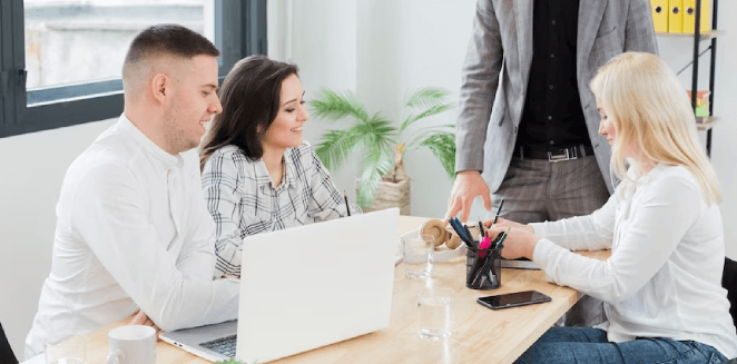 Dedicated translators working in well-equipped office, showcasing academic translation services in Northampton's professional environment. Dedicated translators working in well-equipped office, showcasing academic translation services in Northampton's professional environment.