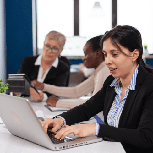 A researcher using multilingual market research Surveys to gain valuable insights from international customers.