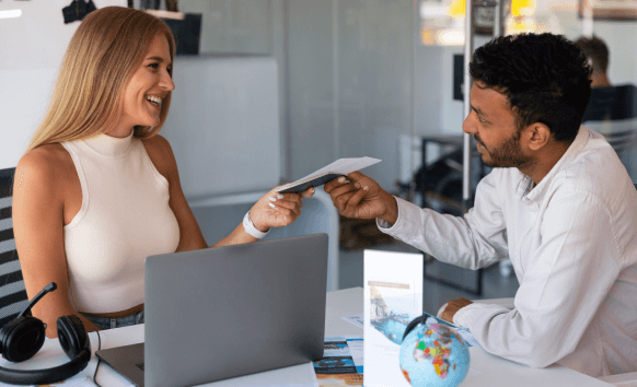 A client enjoys bulk discounts and support from project managers while using retail translation services globally.