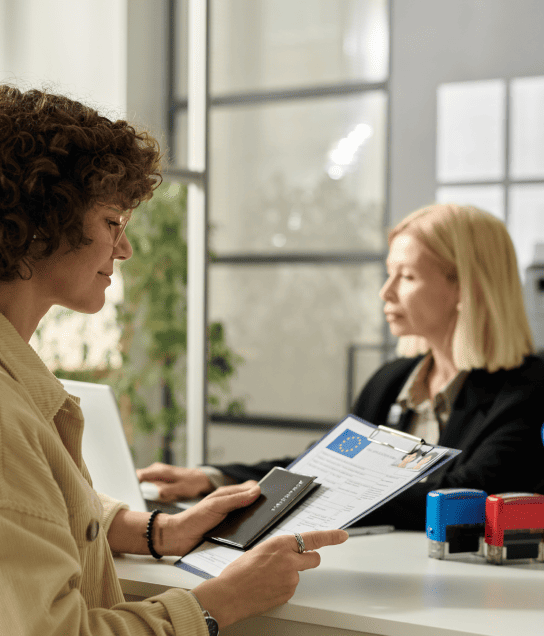 USCIS-approved translation services in Richmond ensuring accuracy in immigration document translation for visa applications.