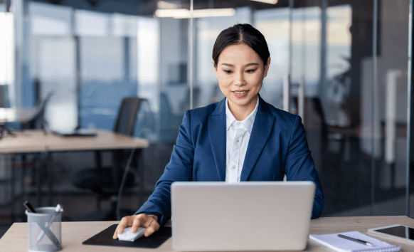 A translator working on rush delivery services for family documents, focusing on accuracy and speed.