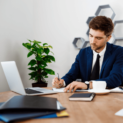 Legal translator at sacramento translation services prepares affidavits and contracts for court case submission.