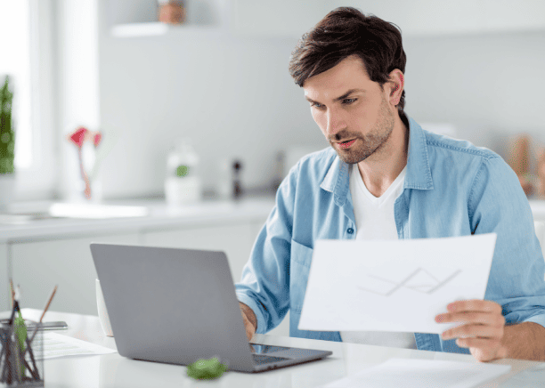 Immigration translator at sacramento translation services prepares USCIS documents for client’s visa application.
