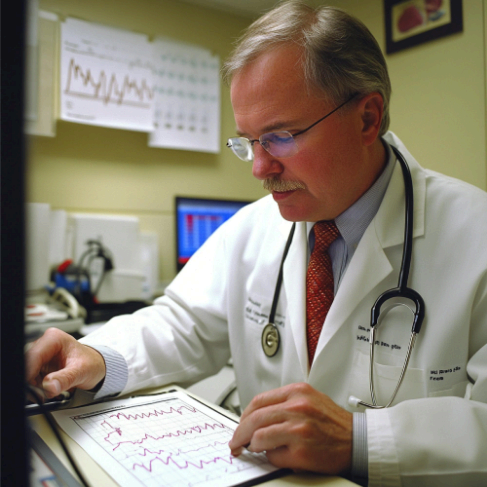 A doctor aligns terminology across device and clinical reports with Life Science Translation Services for each industry.
