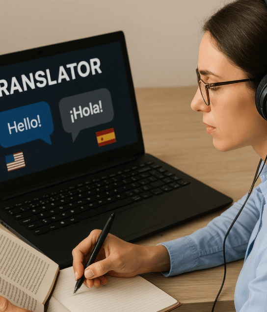 A native working on Spanish translation services in Dallas to ensure accurate & culturally appropriate document translation.