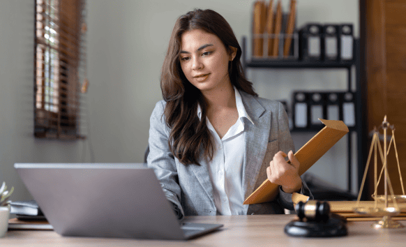 A lawyer using Tagalog translation services to prepare a multilingual court and deposition materials.