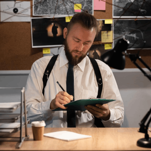 A construction lead reviews a translated equipment manual as Salt Lake City Translation Services clarifies technical steps.