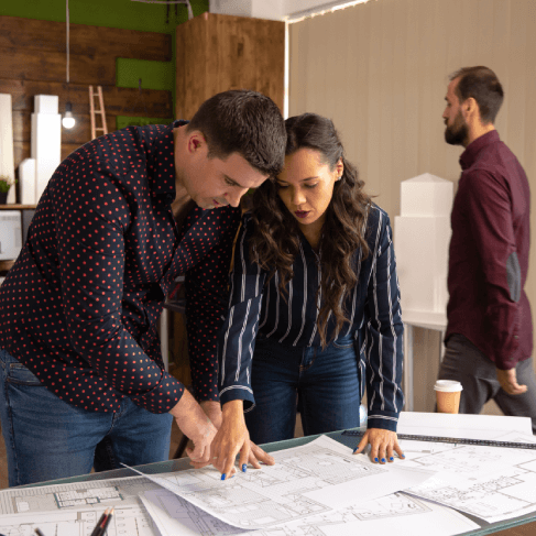 The diligent work of Technical Translation Services in Houston by young professional meticulously reviews documents.