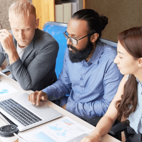 Professional translators from diverse technical sectors working on technical documents in Cape Coral.